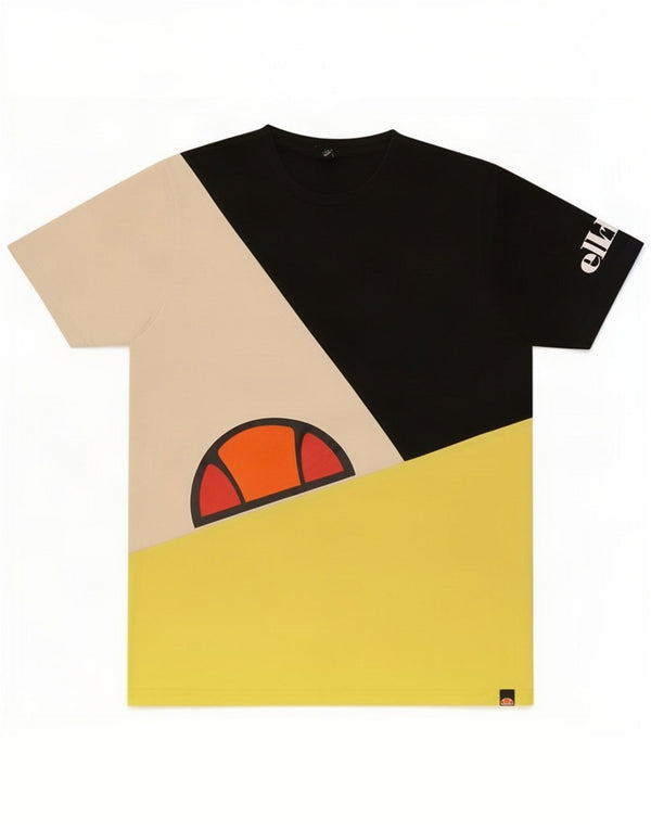 T-shirt grafica da uomo Ellesse Top grande multicolore a blocchi di colore