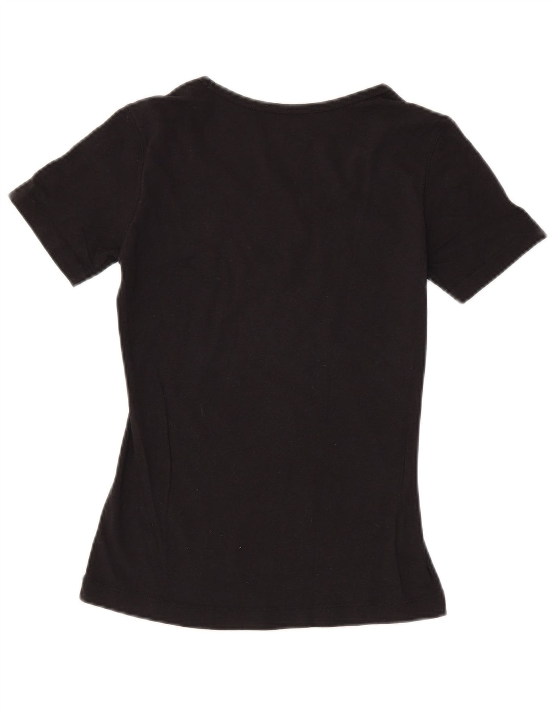 T-shirt grafica da donna CHAMPION Top UK 10 piccola nera