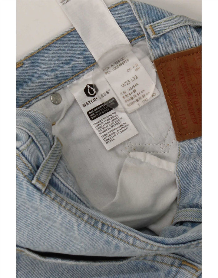 Jeans dritti Levi's 501 da donna W25 L32 cotone blu