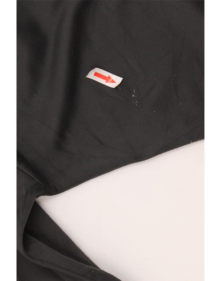 Giacca da ginnastica con grafica NIKE da donna UK 14 Poliestere grigio medio