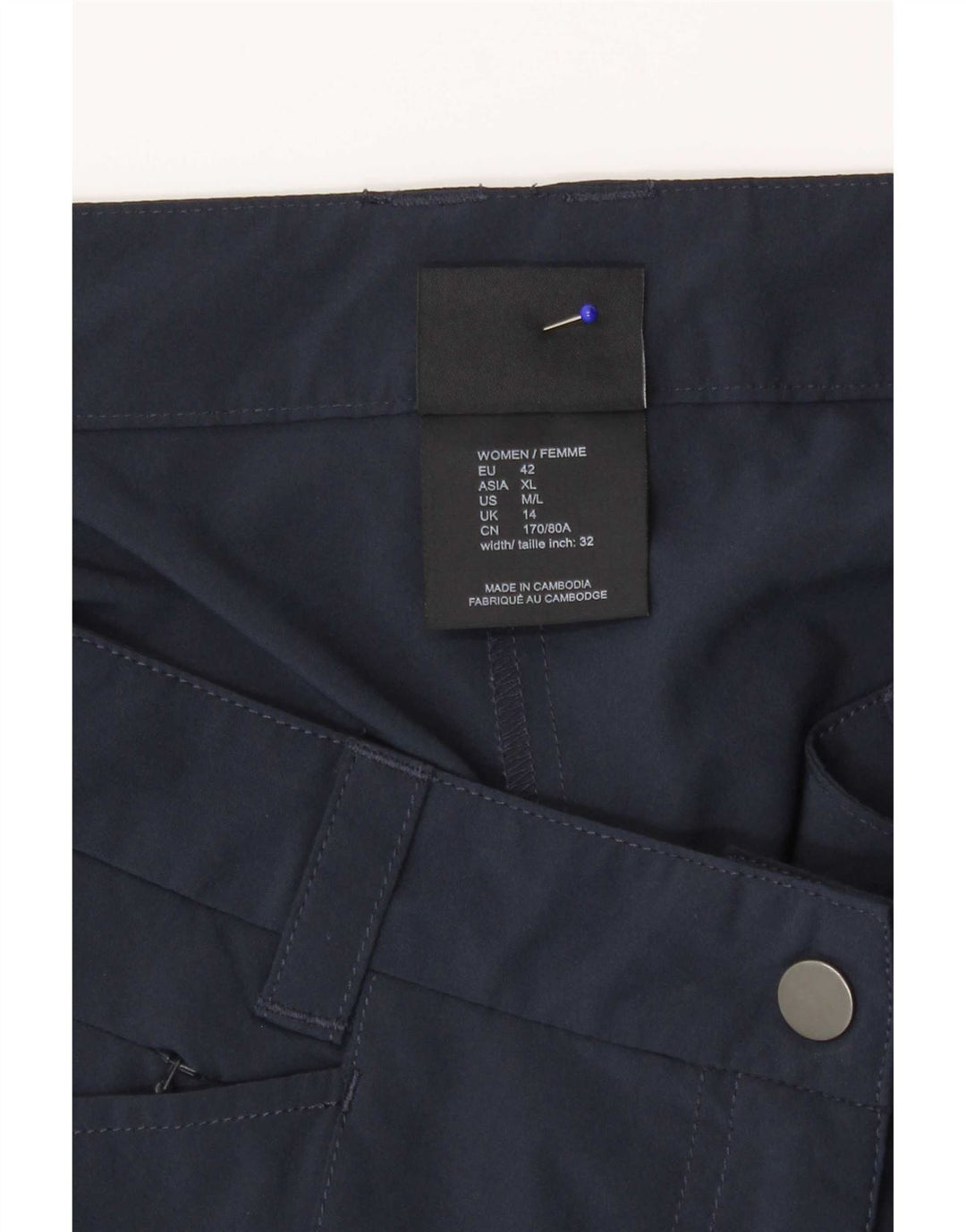 Gonna da donna Jack Wolfskin UK 14 medio blu navy