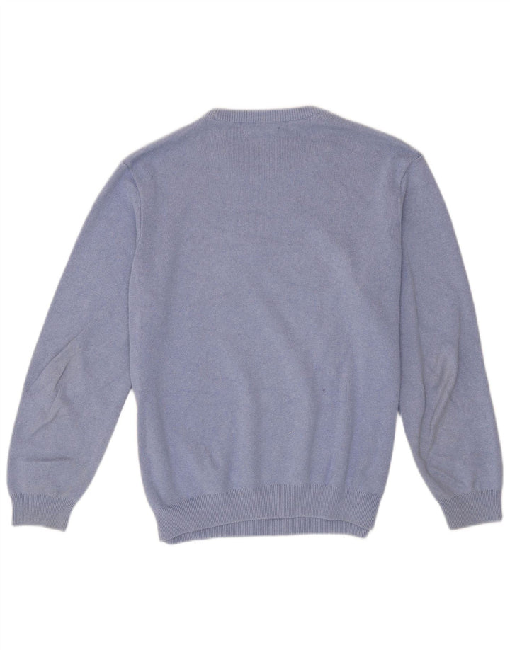 Maglione maglione girocollo da uomo Zara blu medio