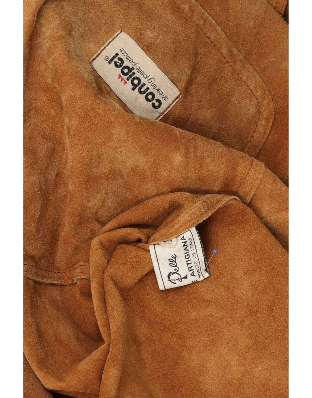 Giacca Scamosciata Uomo Conbipel IT 52 Large Pelle Marrone