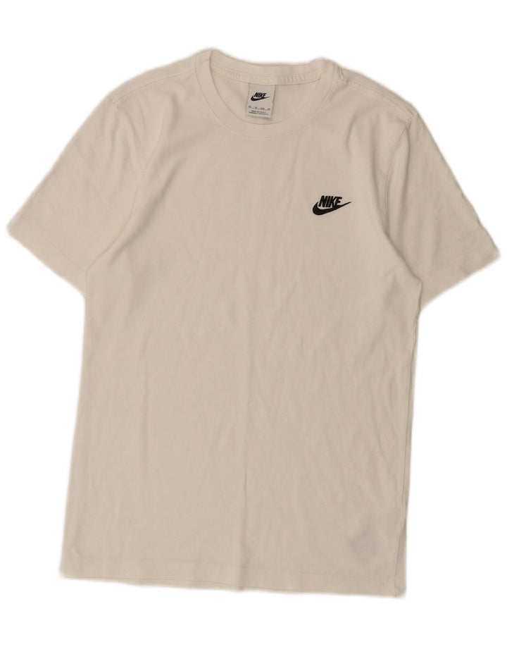T-shirt Nike da uomo Top XS in cotone bianco