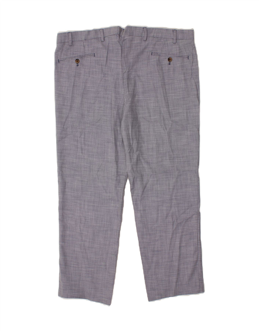 RALPH LAUREN Mens Straight Suit Trousers W38 L30 Blue Polyester Vintage Ralph Lauren and Second-Hand Ralph Lauren from Messina Hembry 