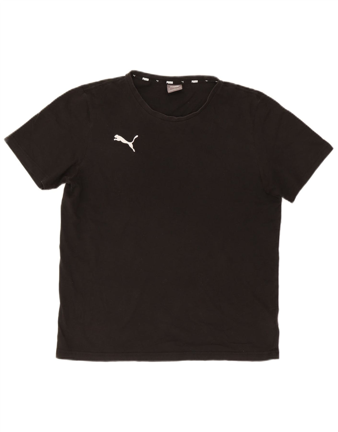 T-shirt da uomo Puma Top in cotone nero medio
