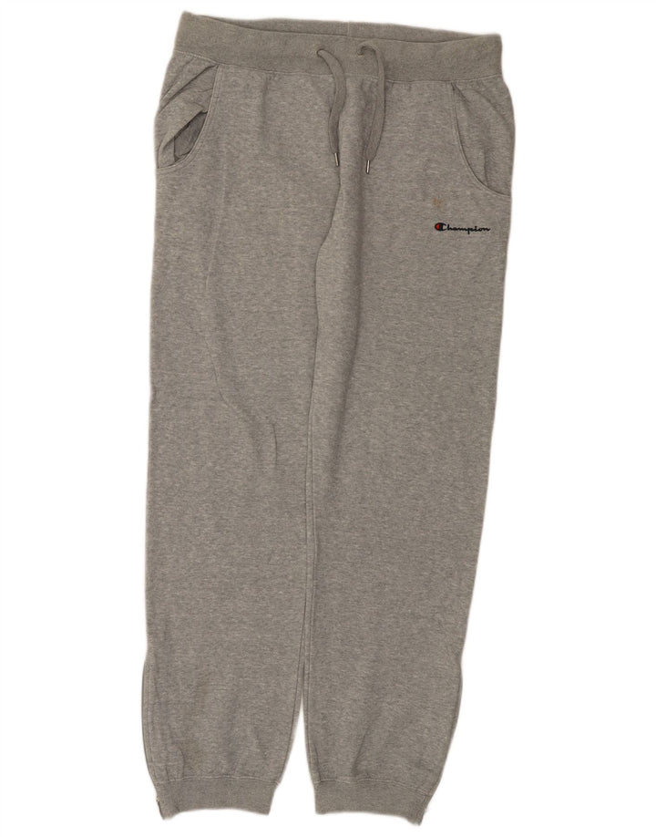 Pantaloni da tuta da uomo Champion Joggers grandi in cotone grigio