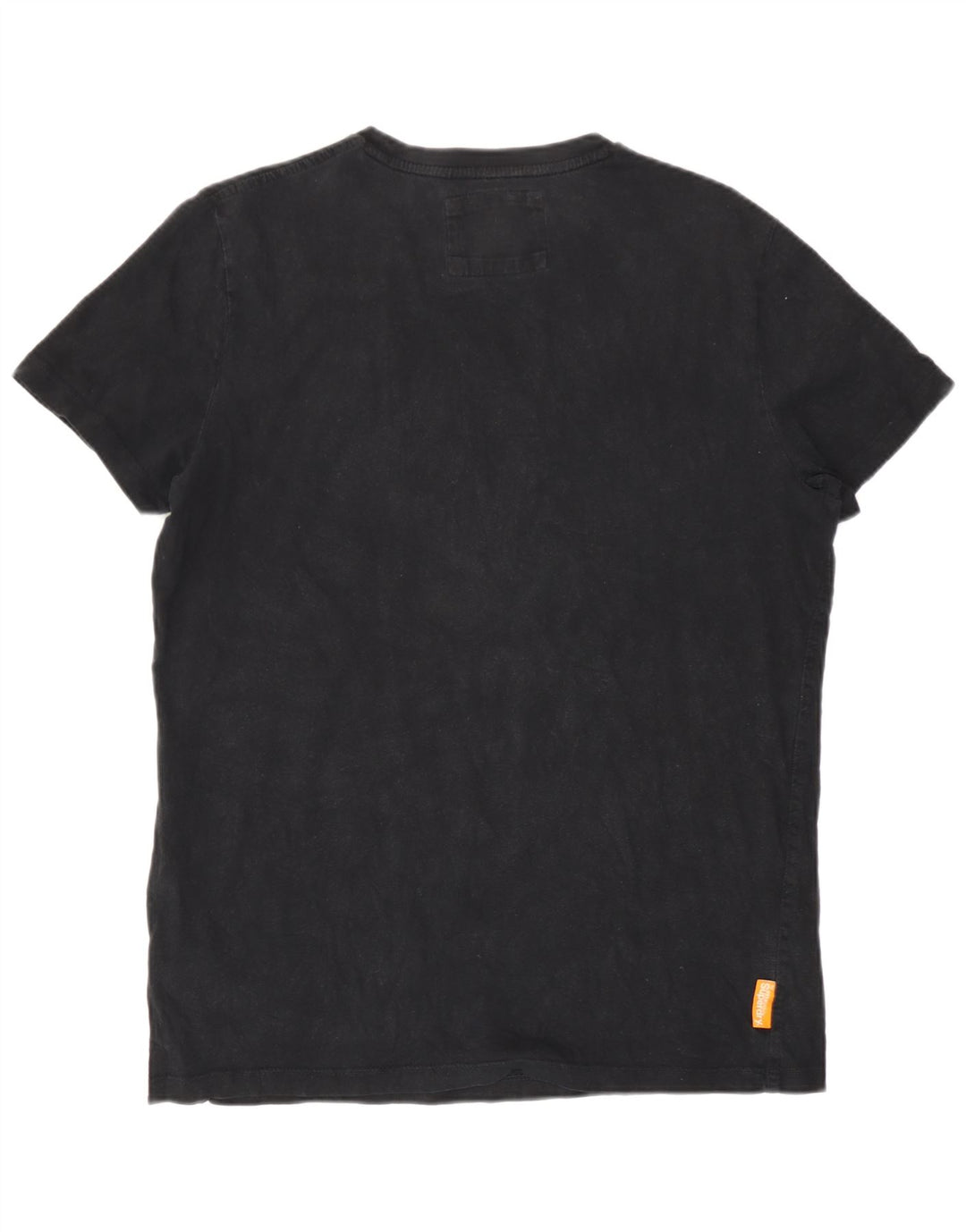 T-shirt da uomo Superdry Top grande in cotone nero