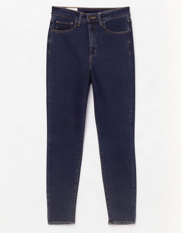 Jeans Jeggings Gap da donna a vita alta W29 L28 cotone blu navy