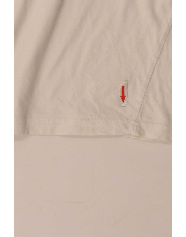 T-shirt da uomo Adidas Top 2XL cotone bianco
