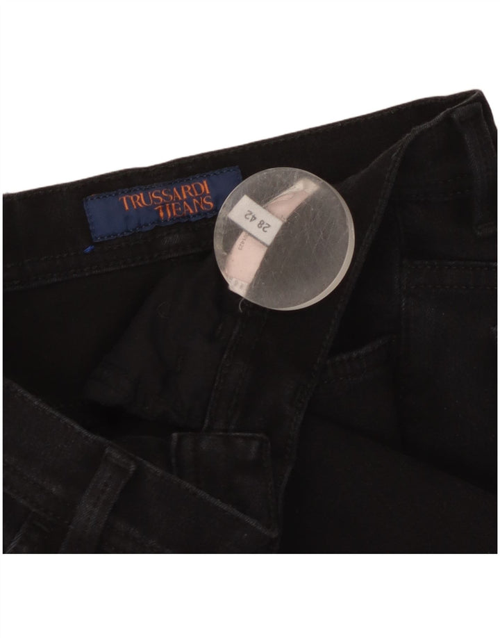 Jeans slim da donna a vita media Trussardi W28 L26 neri