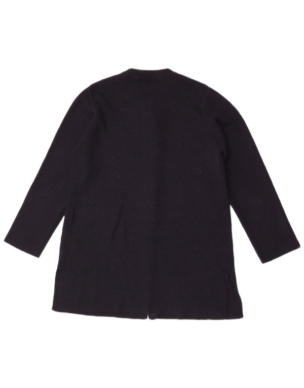 Maglione cardigan Marks & Spencer da donna St. Michael UK 12 medio blu navy