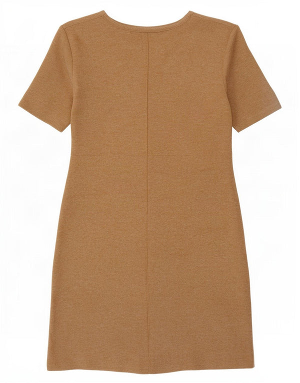 Abito a trapezio da donna Zara UK 10 piccolo beige