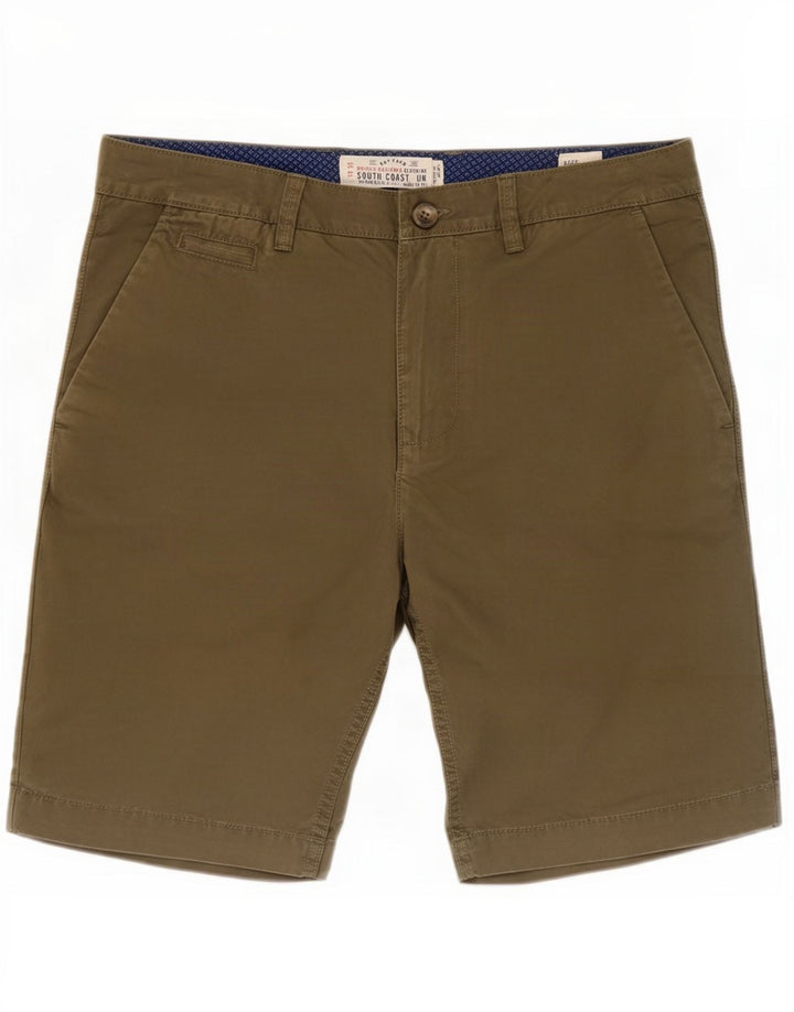 Pantaloncini chino da uomo Fat Face medi W32 cotone kaki