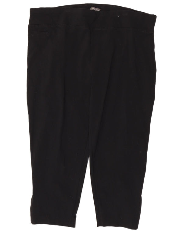 Leggings corti Marks & Spencer da donna Autograph UK 26 5XL Viscosa nera