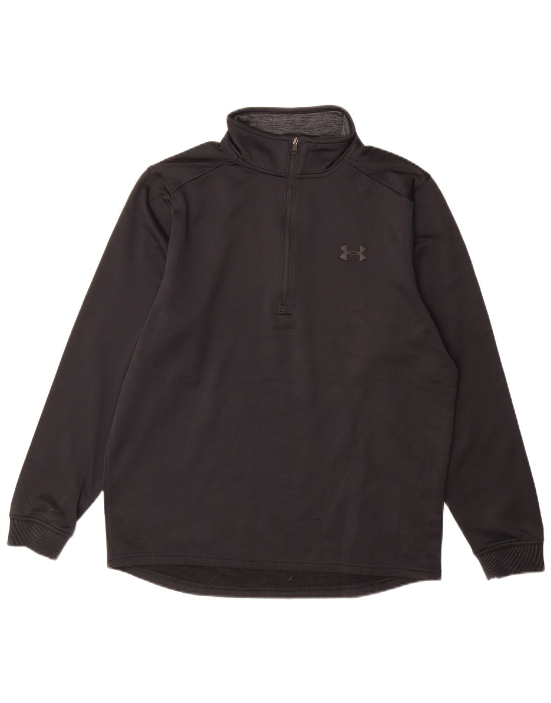 UNDER ARMOUR Felpa da uomo Cold Gear vestibilità ampia maglione medio nero