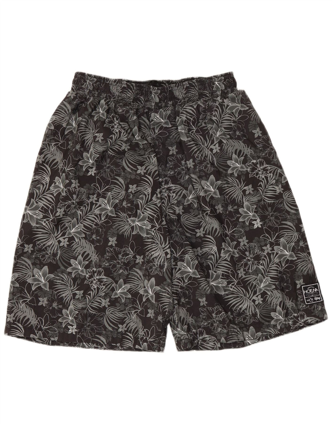 Pantaloncini da bagno da uomo Hot Tuna Poliestere floreale nero medio