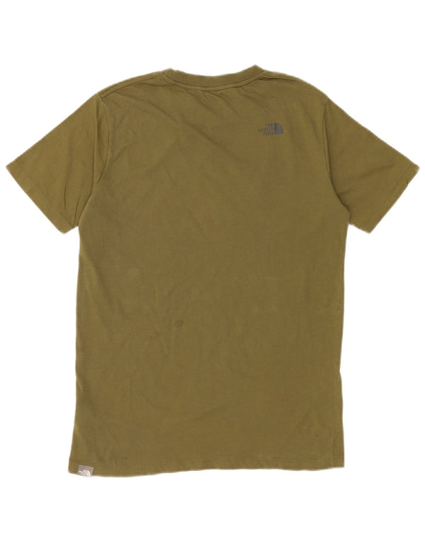 T-shirt grafica da ragazzo The North Face Top 14-15 anni XL cotone kaki