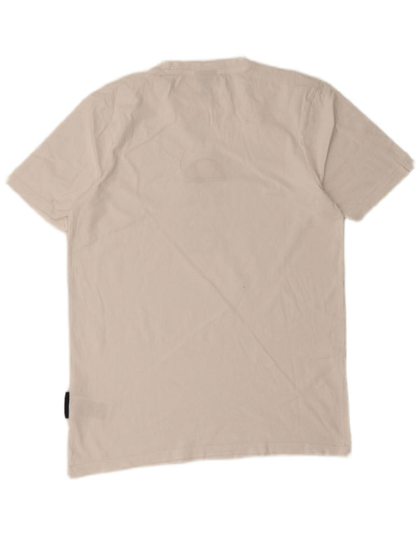 Ellesse Mens Graphic T-Shirt Top Medium White Cotton