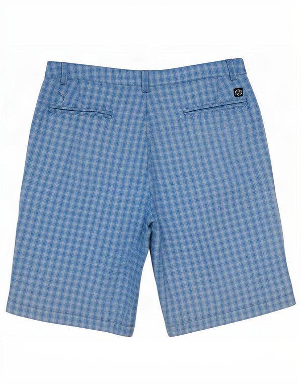 Pantaloncini chino da uomo Puma Large W36 a quadri blu