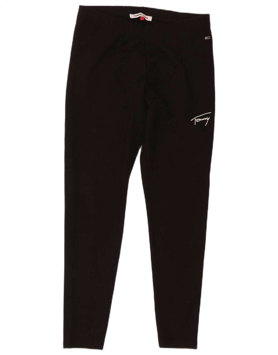 Leggings da donna Tommy Hilfiger UK 16 grande poliestere nero