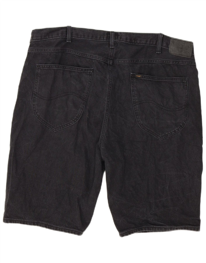 LEE Mens Denim Shorts W40 XL Black Cotton