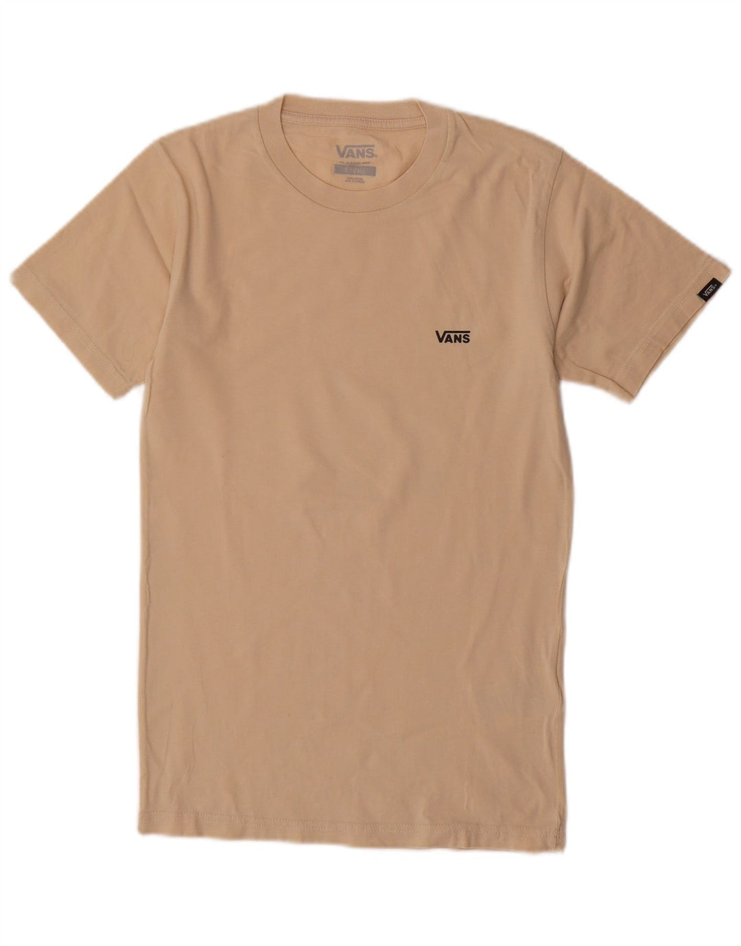 T-shirt da uomo con vestibilità classica VANS XS in cotone beige