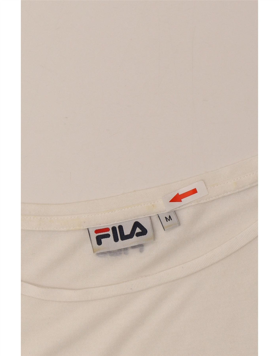 Maglietta oversize da donna Fila UK 14 a righe bianche medie