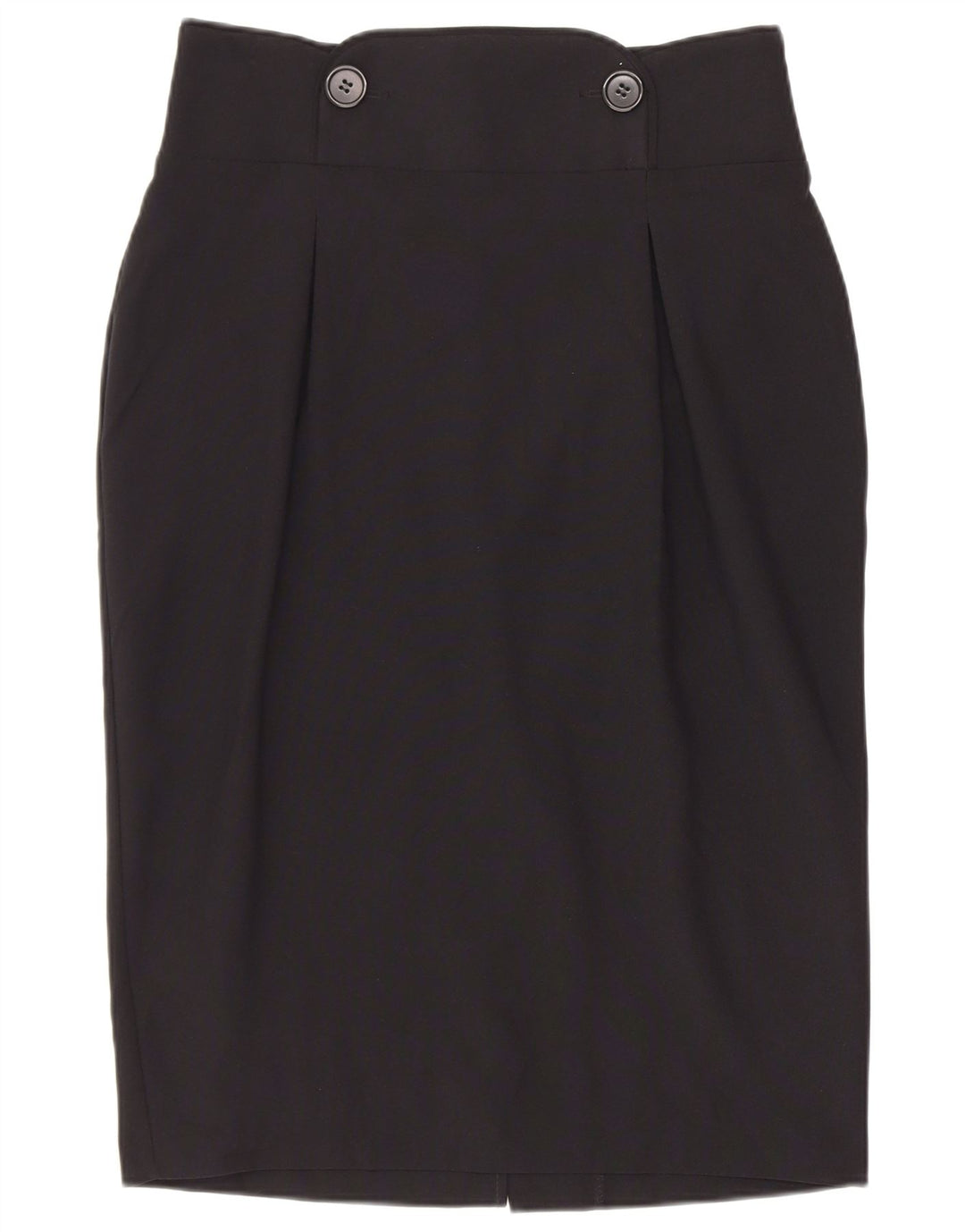 Gonna a tubino da donna Marks & Spencer UK 10 piccola W26 poliestere nero