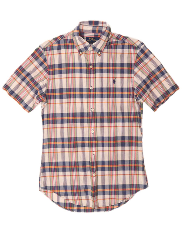 POLO RALPH LAUREN Camicia slim fit da uomo a quadri piccoli multicolore