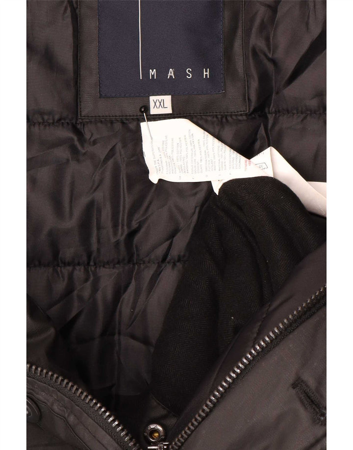 Mash Giacca a vento da uomo UK 44 2XL Nero Cotone