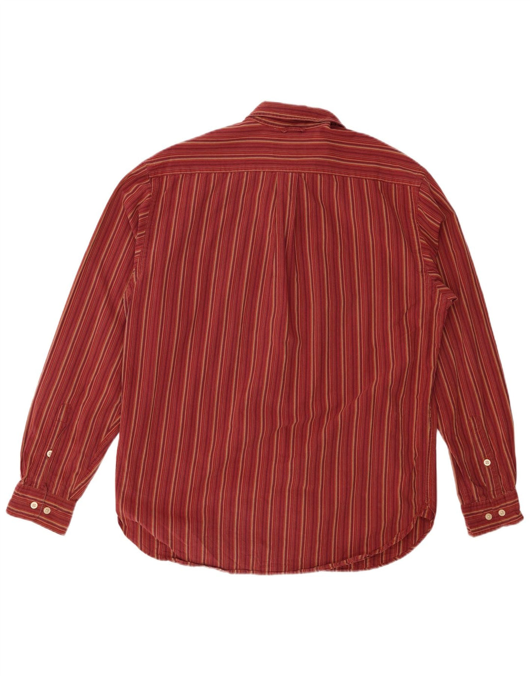 Camicia da uomo EDDIE BAUER in cotone a righe rosse medie