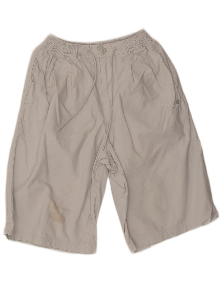 Pantaloncini chino oversize con pegged Nike da uomo XS W26 in cotone bianco