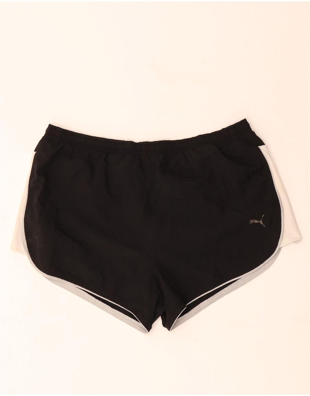 Pantaloncini sportivi PUMA da donna UK 10 Small Black Colourblock