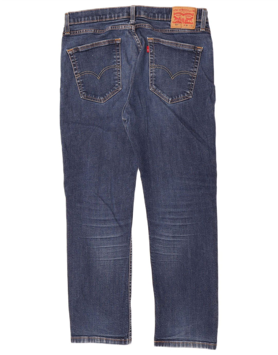 Levi's Uomo 514 Jeans dritti W36 L27 Cotone Blu