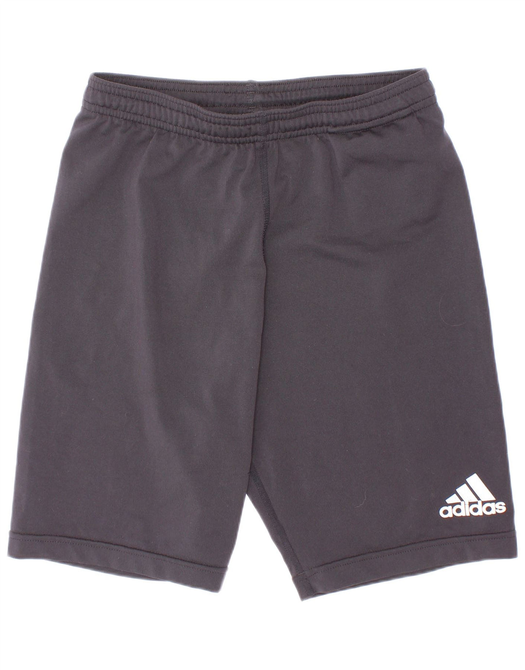 Pantaloncini sportivi Adidas da ragazzo 10-11 anni in poliestere grigio