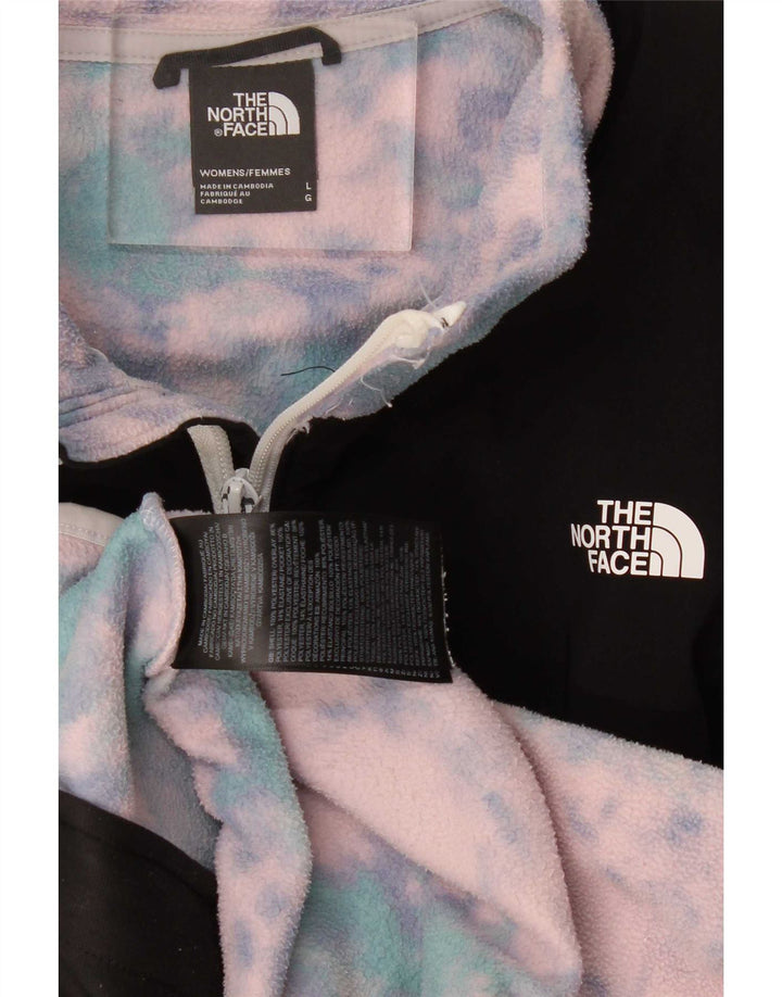 Giacca in pile da donna The North Face UK 16 Large multicolore Tie Dye