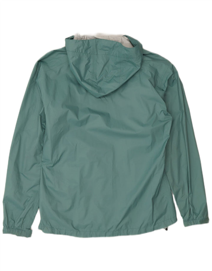 Giacca antipioggia con cappuccio da donna Helly Hansen UK 16 Large Verde Poliammide