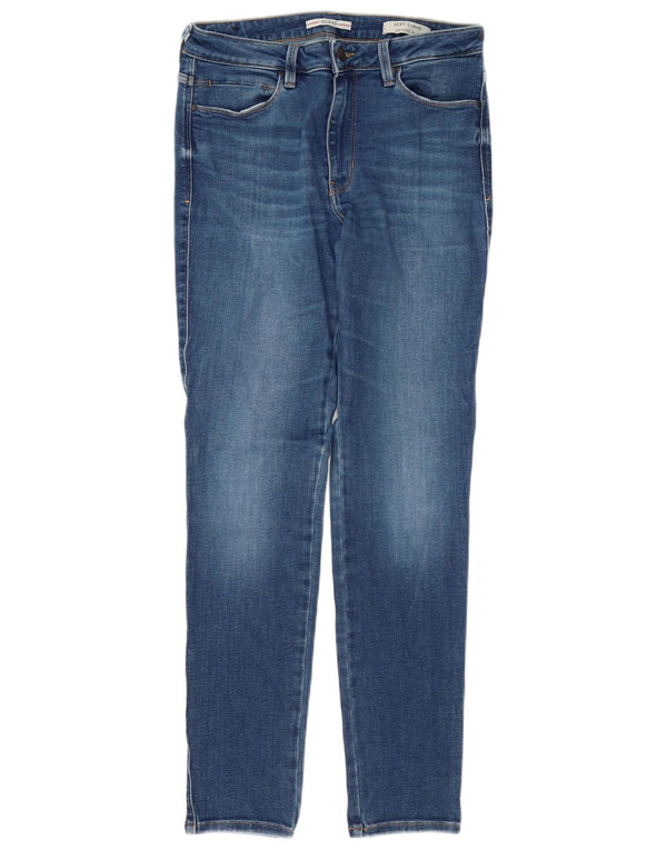 Jeans skinny Guess Curve a vita media da donna W30 L30 Blu