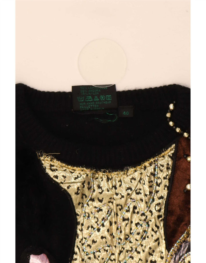 Bluhmod Maglione maglione girocollo da donna con vestibilità novità EU 40 Nero medio