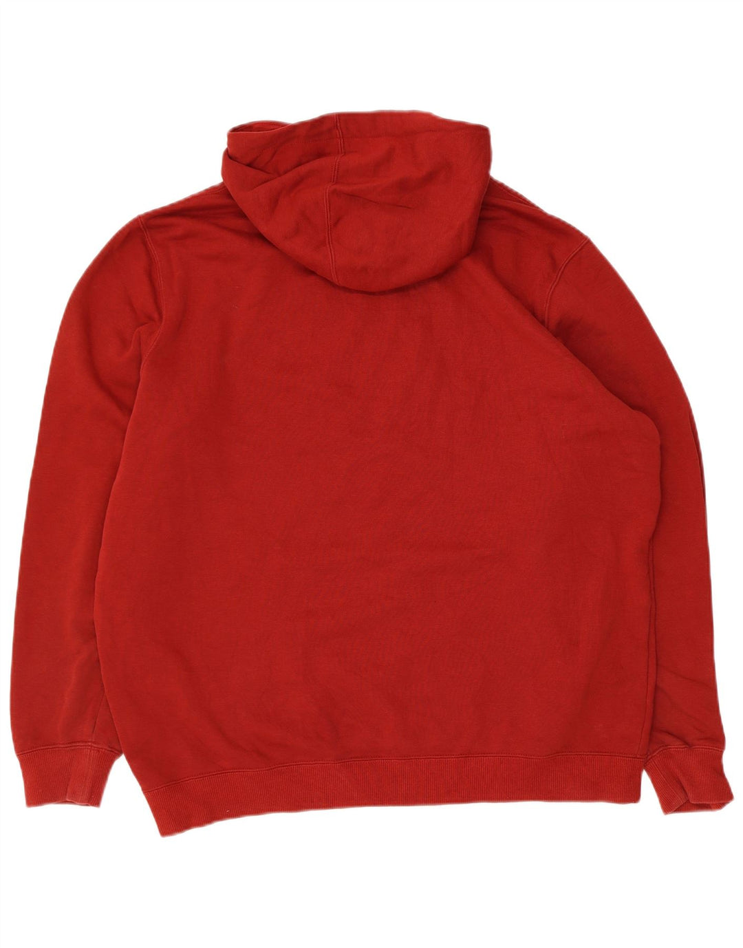 Felpa con cappuccio grafica da uomo Puma Large in cotone rosso