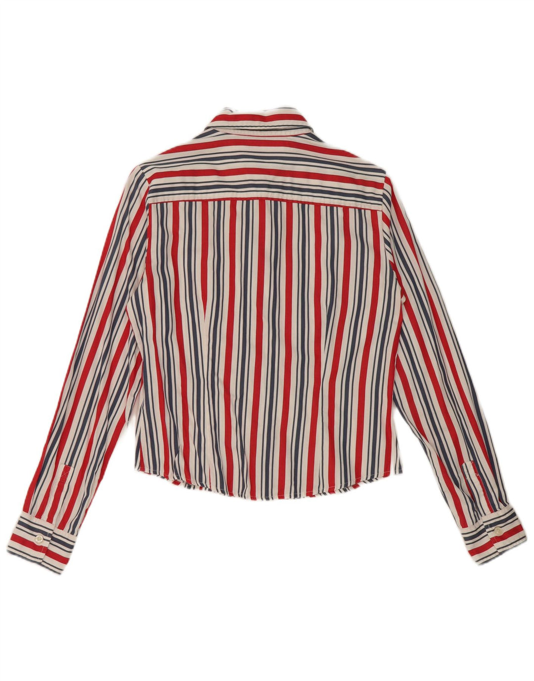 Camicia da donna Tommy Hilfiger US 6 cotone a righe multicolori medie