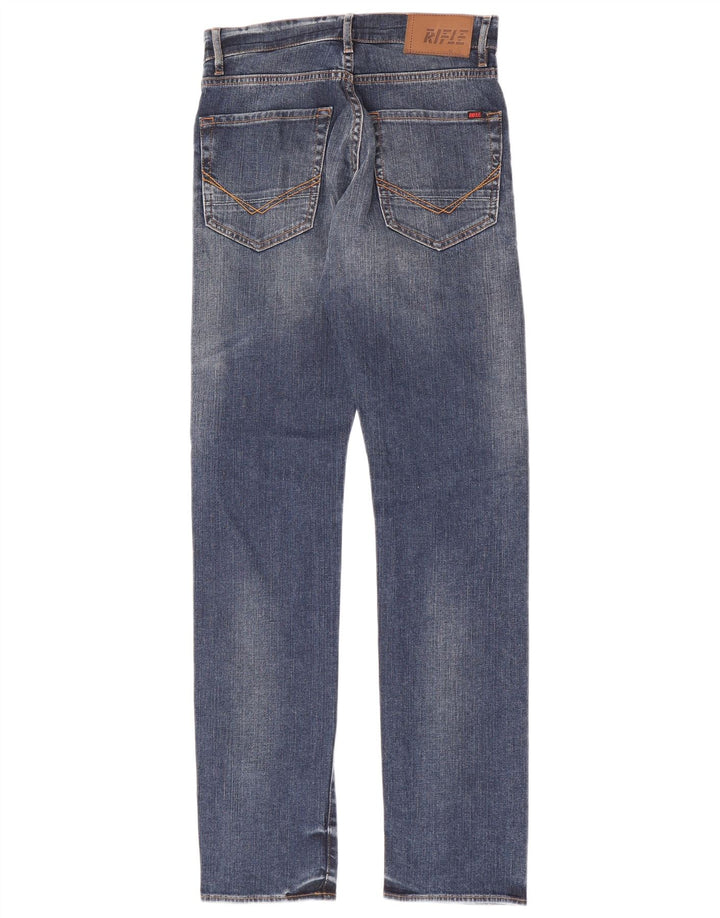 Jeans slim da uomo Rifle W28 L34 cotone blu