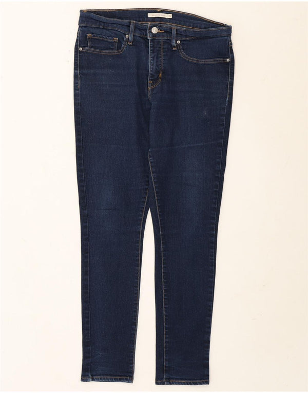 Levi's Donna 311 Shaping Skinny Jeans W31 L30 Cotone Blu Navy