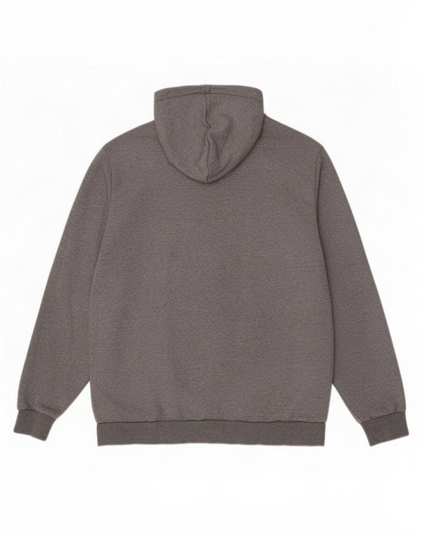 Felpa con cappuccio grafica da uomo Puma 2XL in cotone grigio