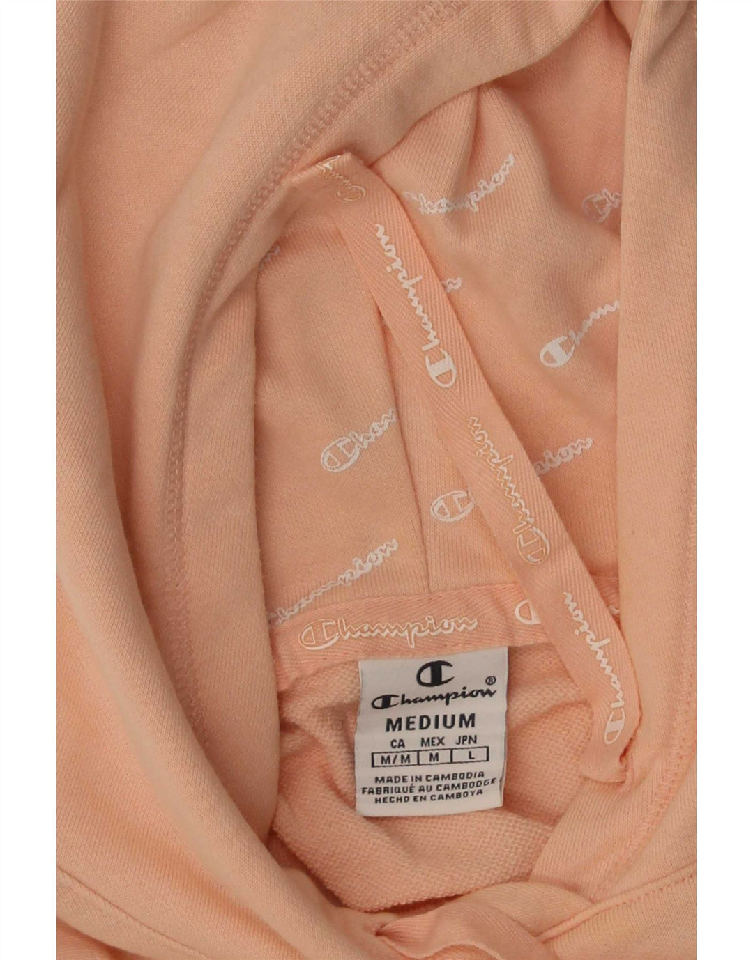 Felpa con cappuccio da donna Champion UK 12 rosa medio