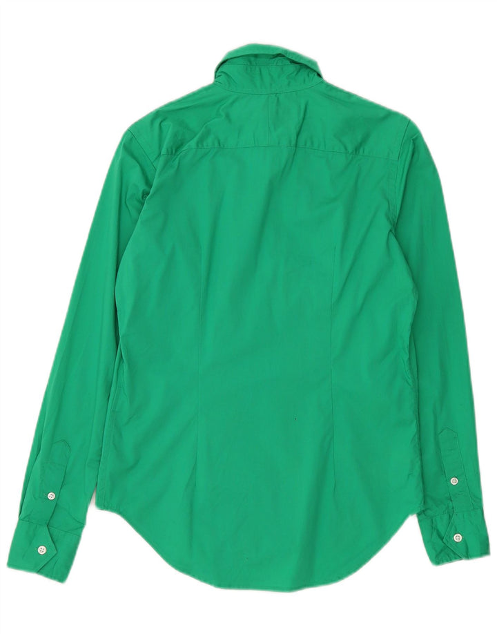 Camicia da donna RALPH LAUREN US 4 Small in cotone verde