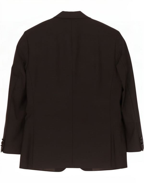 Marks & Spencer Giacca blazer a 2 bottoni da uomo UK 40 Poliestere nero medio