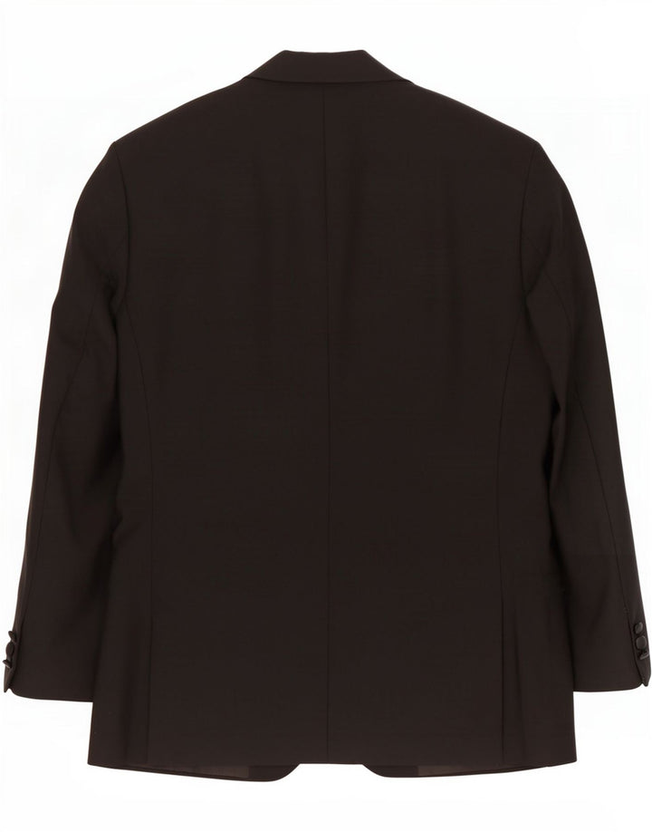 Marks & Spencer Giacca blazer a 2 bottoni da uomo UK 40 Poliestere nero medio