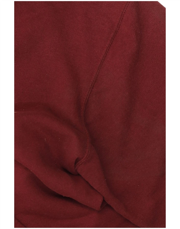 Felpa con cappuccio e zip grafica da donna Champion UK 14 Medium Maroon